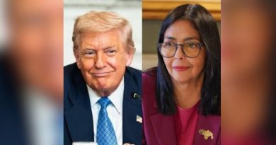 Trump mantiene una llamada con Delcy Rodríguez y dice que es una «persona fantástica»