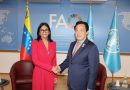 residenta Delcy Rodríguez sostuvo encuentro en Roma con el director General de la FAO
